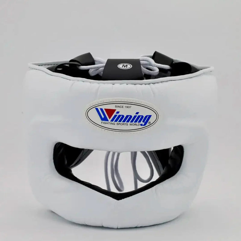 UKmets White Cheek Protector Boxing Headgear