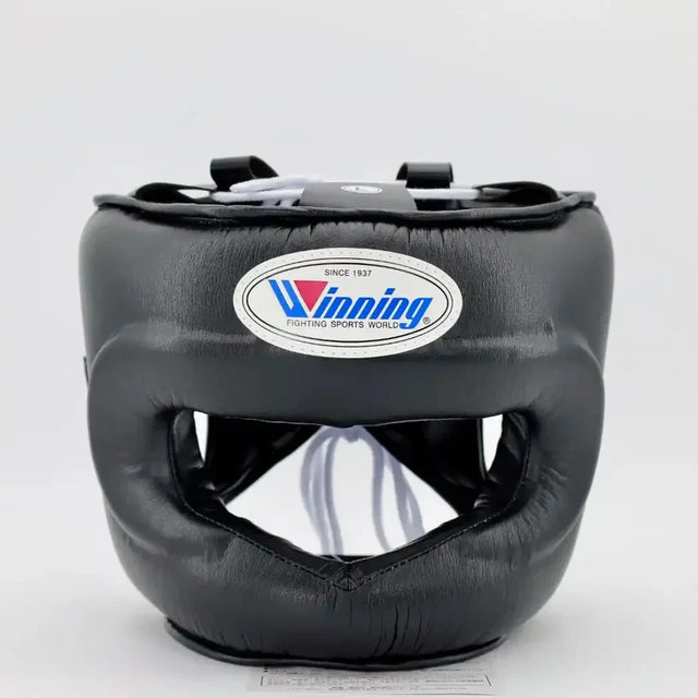 UKmets Black Cheek Protector Boxing Headgear