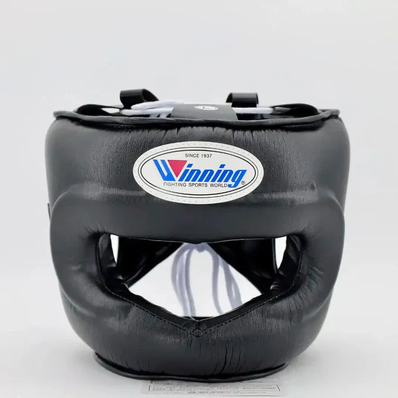 UKmets Black Cheek Protector Boxing Headgear