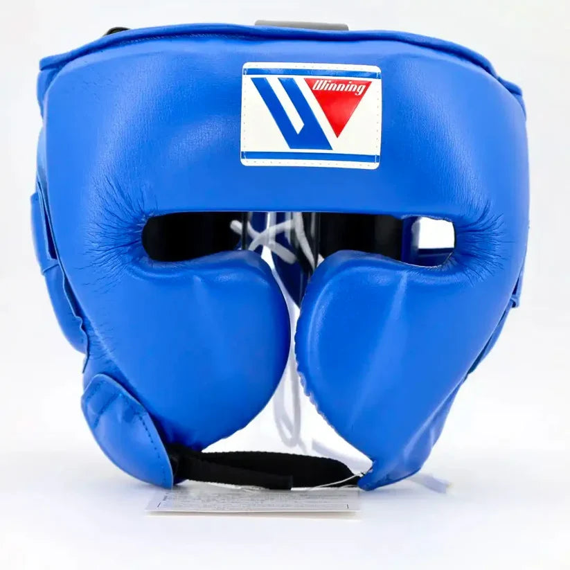 UKmets Blue Cheek Protector Boxing Headgear