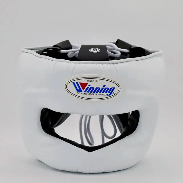 UKmets White Cheek Protector Boxing Headgear
