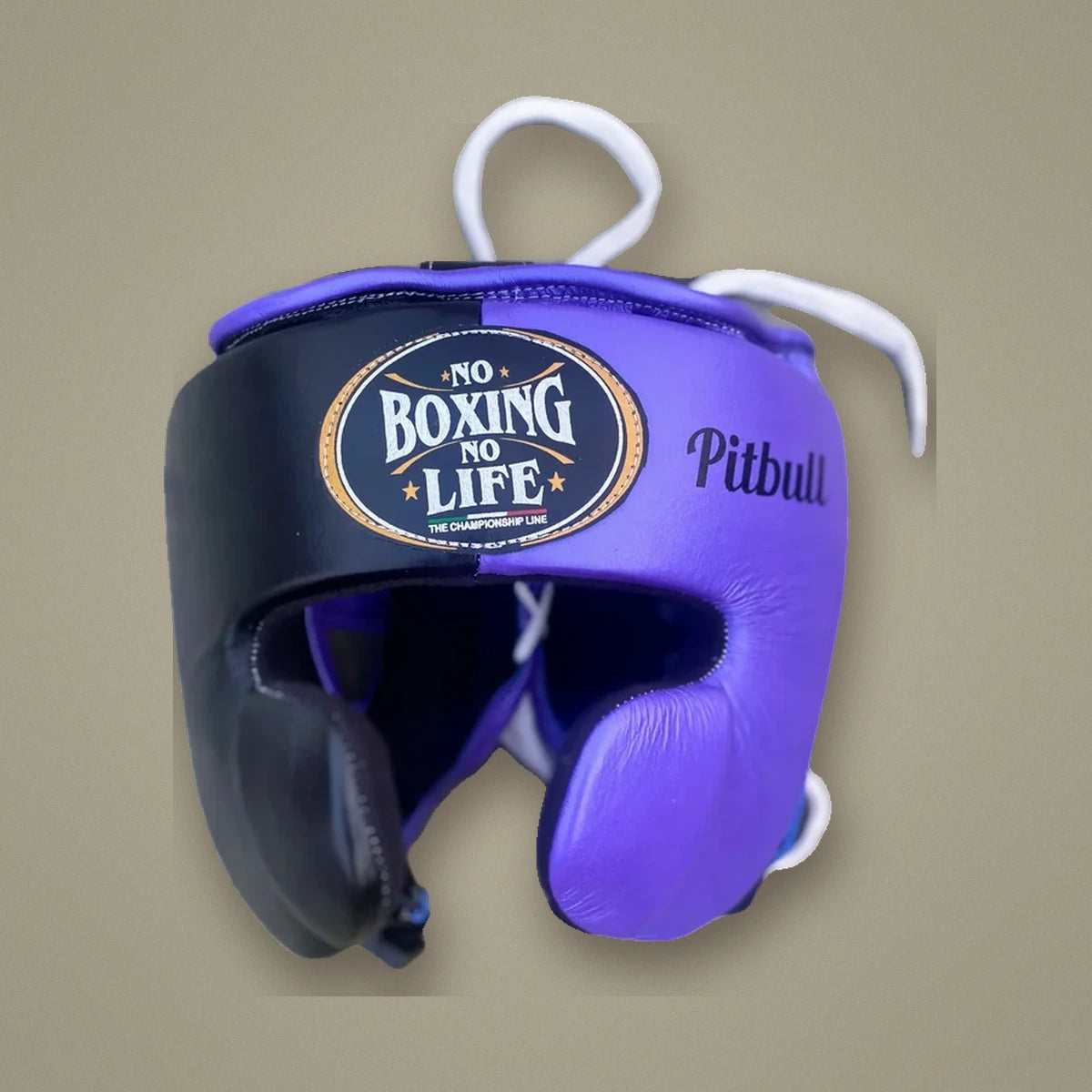 UKmets Purple & Black Boxing Set: Lace-Up Gloves, Headgear & Groin Guard